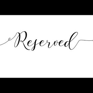 Reserved for Cassie